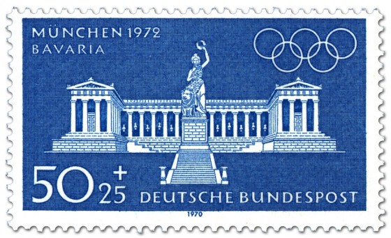 Stamp: München Bavaria und Ruhmeshalle
