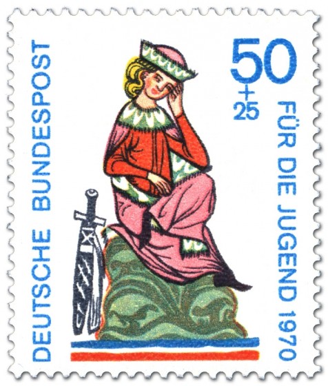 Stamp: Walther von der Vogelweide (Minnesänger)