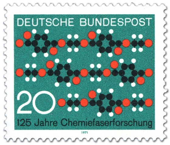 Stamp: Chemische Formel (Chemiefaserforschung)