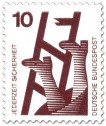 Stamp: Defekte Leiter - Sturzgefahr