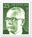 Stamp: Gustav Heinemann (25)