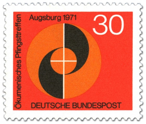 Stamp: Kreise und Spirale (Ökumenisches Pfngsttreffen)