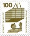 Stamp: Lastkran - schwebende Gefahr