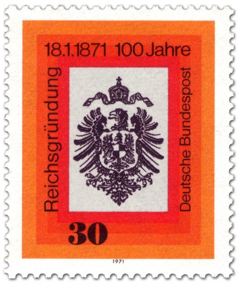 Stamp: Reichsadler mit Krone (Reichsgründung 1871)