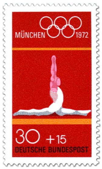 Stamp: Bodenturnen Spagat (Olympische Spiele 1972)