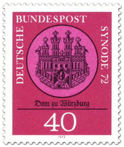 Stamp: Dom zu Wuerzburg - Synode 72