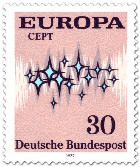 Stamp: Europamarke 1972 (Sterne, 30)