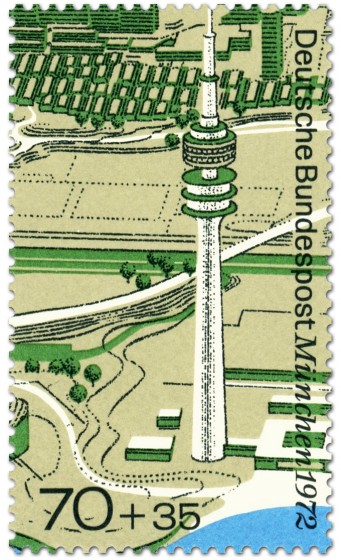 Stamp: München: Olympiaturm