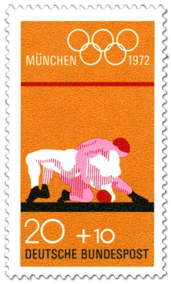 Stamp: Ringer ringen (Olympische Spiele 1972)