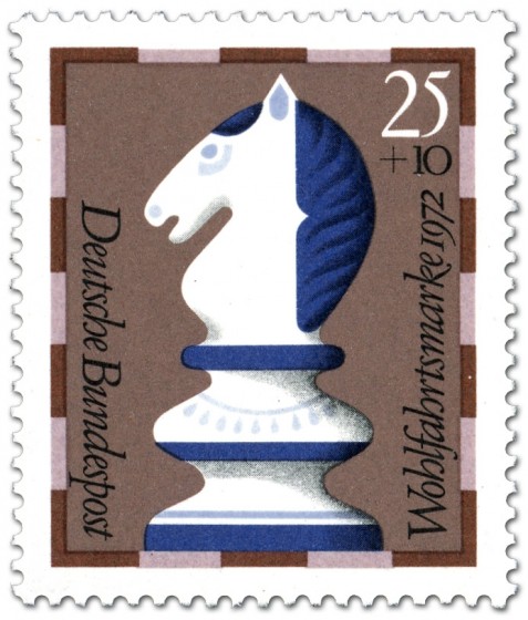 Stamp: Springer (Schachfigur)