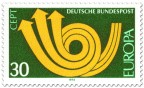 Stamp: Europamarke 1973 (Posthorn)