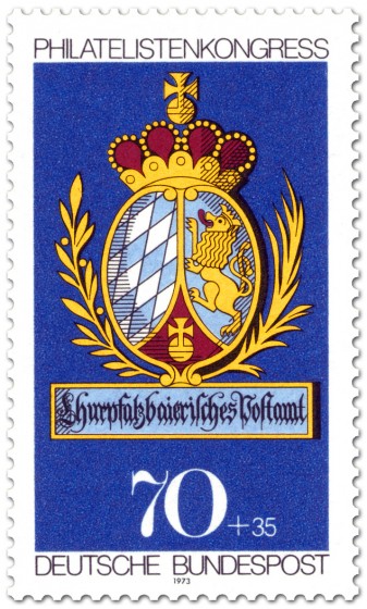 Stamp: Posthausschild Kurpfalz-Bayern