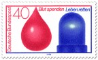 Stamp: Blut spenden, Leben retten