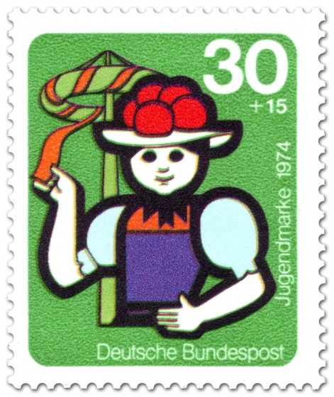Stamp: Jugend und Folklore