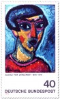 Stamp: Blauer Kopf - Alexej von Jawlensky