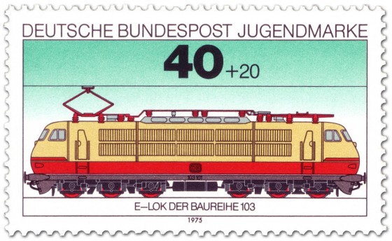 Stamp: Eisenbahn: Elektrolokomotive Baureihe 103