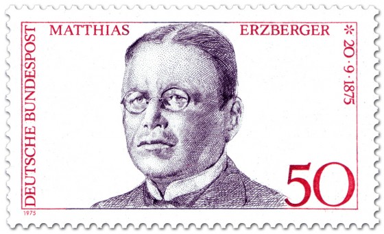 Stamp: Matthias Erzberger (Politiker und Schriftsteller)