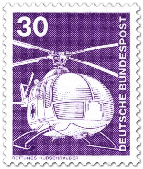 Stamp: Rettungshubschrauber