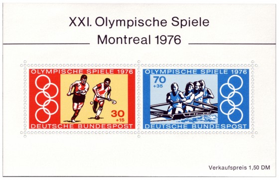 Stamp: Olympische Spiele 1976 Briefmarkenblock