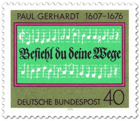 Stamp: Paul Gerhardt Komposition (Noten)