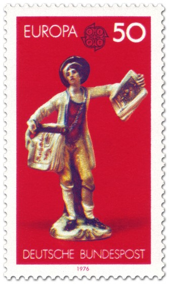 Stamp: Porzellanfigur Straßenhändler
