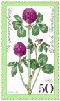 Stamp: Roter Klee Wiesenblume