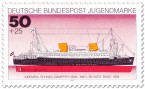 Stamp: Schnelldampfer Bremen (Blaues Band)