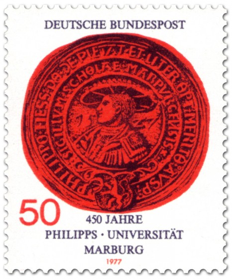 Stamp: Siegel der Phillips-Universität Marburg