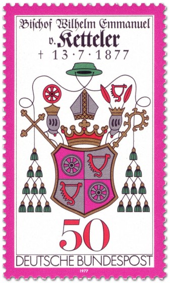 Stamp: Wappen Willhelm Emmanuel von Ketteler (Bischof)