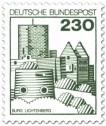 Stamp: Burg Lichtenberg in der Pfalz