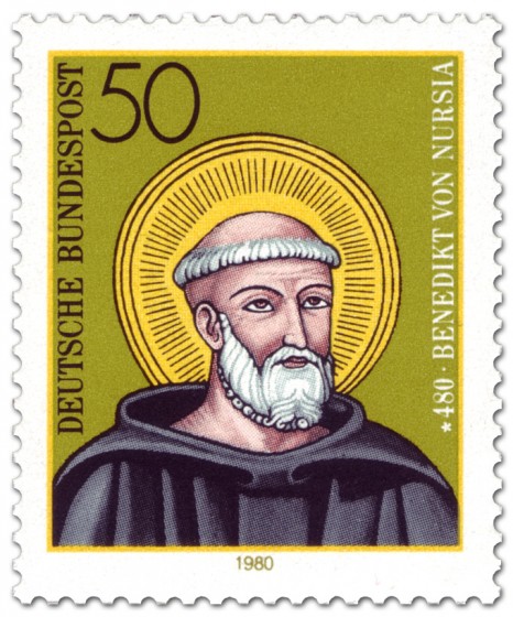 Stamp: Benedikt von Nursia (Mönch)