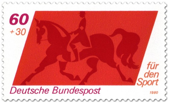 Stamp: Dresurreiten Sporthilfe