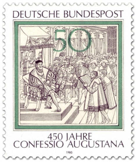 Stamp: 450 Jahre Confessio Augustana