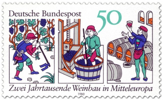 Stamp: Zwei Jahrtausende Weinbau in Mitteleuropa