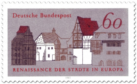 Stamp: Historische Altstadt („Renaissance der Städte“)