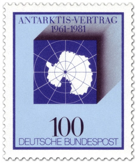 Stamp: Südpol - 20 Jahre Antarktisvertrag