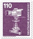 Stamp: Farbfernsehkamera