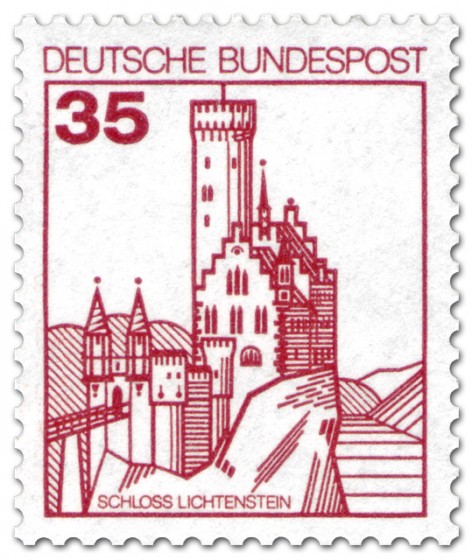 Stamp: Schloss Lichtenstein