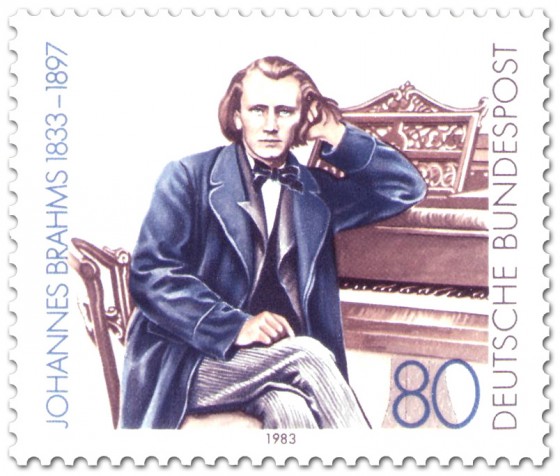 Stamp: Johannes Brahms (Komponist)