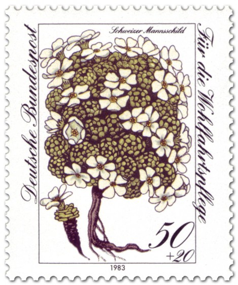 Stamp: Schweizer Mannsschild