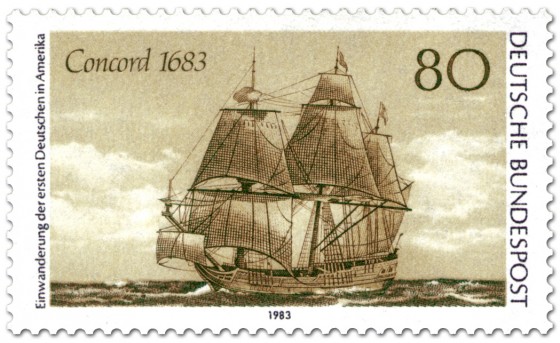 Stamp: Segelschiff Concorde