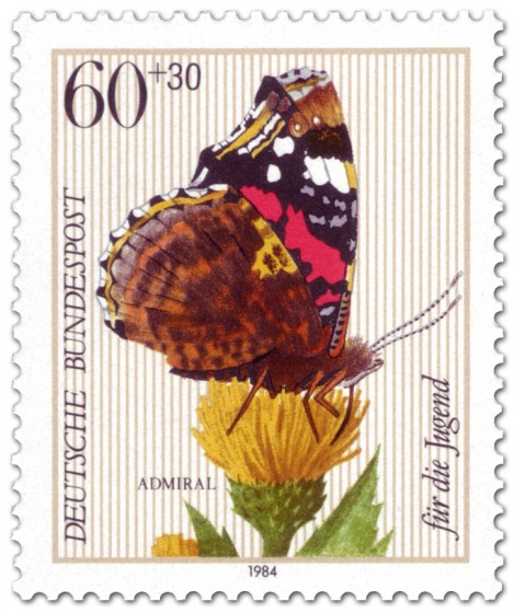 Stamp: Admiral Schmetterling