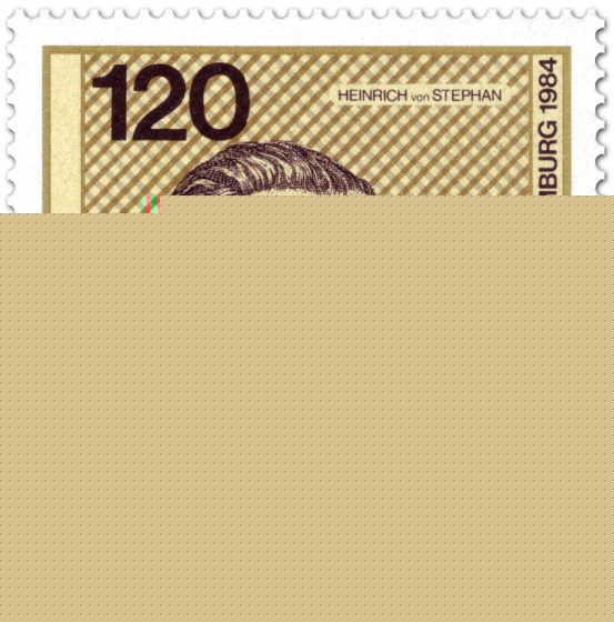 Stamp: Heinrich von Stephan (Weltpostverein)