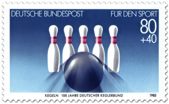 Stamp: Kegeln (Für den Sport)