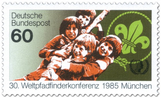 Stamp: Kinder - Weltpfadfinderkonferenz