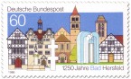 Stamp: 1250 Jahre Bad Hersfeld - Stadtansicht