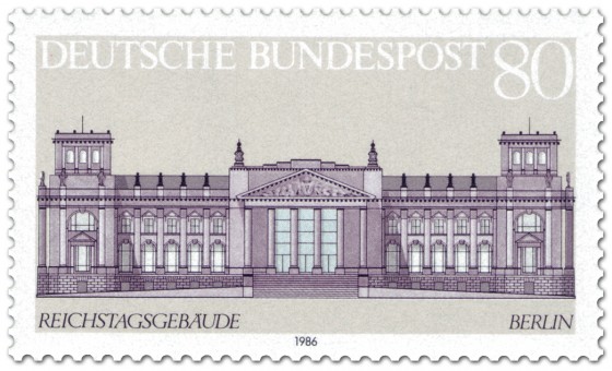 Stamp: Reichstagsgebäude in Berlin