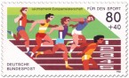 Stamp: Sport Briefmarke (Leichtathletik EM 86)