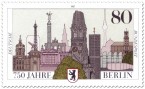 Stamp: Briefmarke 750 Jahre Berlin (Sehenswürdigkeiten)