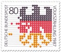 Stamp: Volkszählung 1987 - Deutschland Bundesadler 
